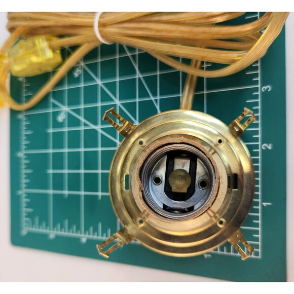 Electric Wiring Lamp Kit With Socket & Cord Set For DIY Lamp Crafting Gold Finis - Picture 4 of 7